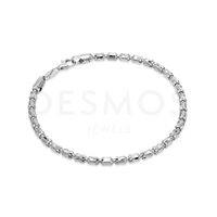 Bracciale Desmos in Argento BARREL CRYSTAL 4 W 21,5 - BARREL CRYSTAL 4 W 21,5